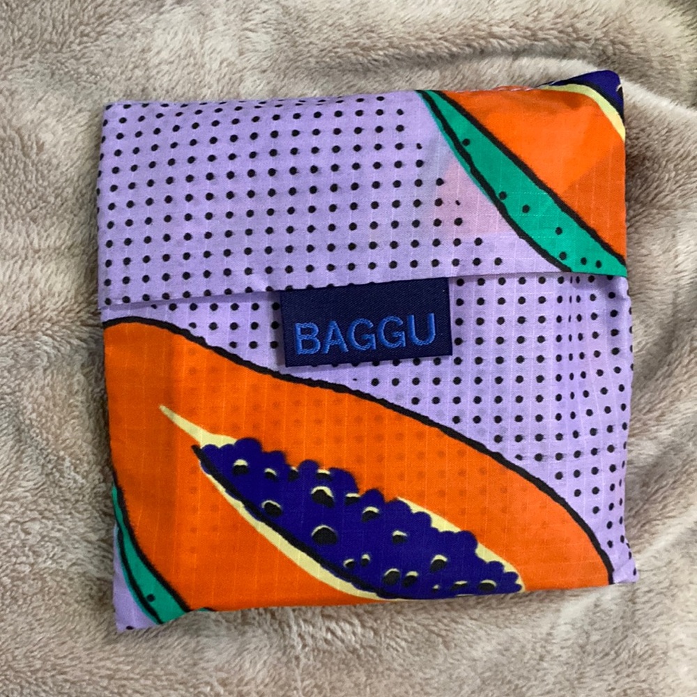 Brand new unopened Papaya standard size baggu reusable bag